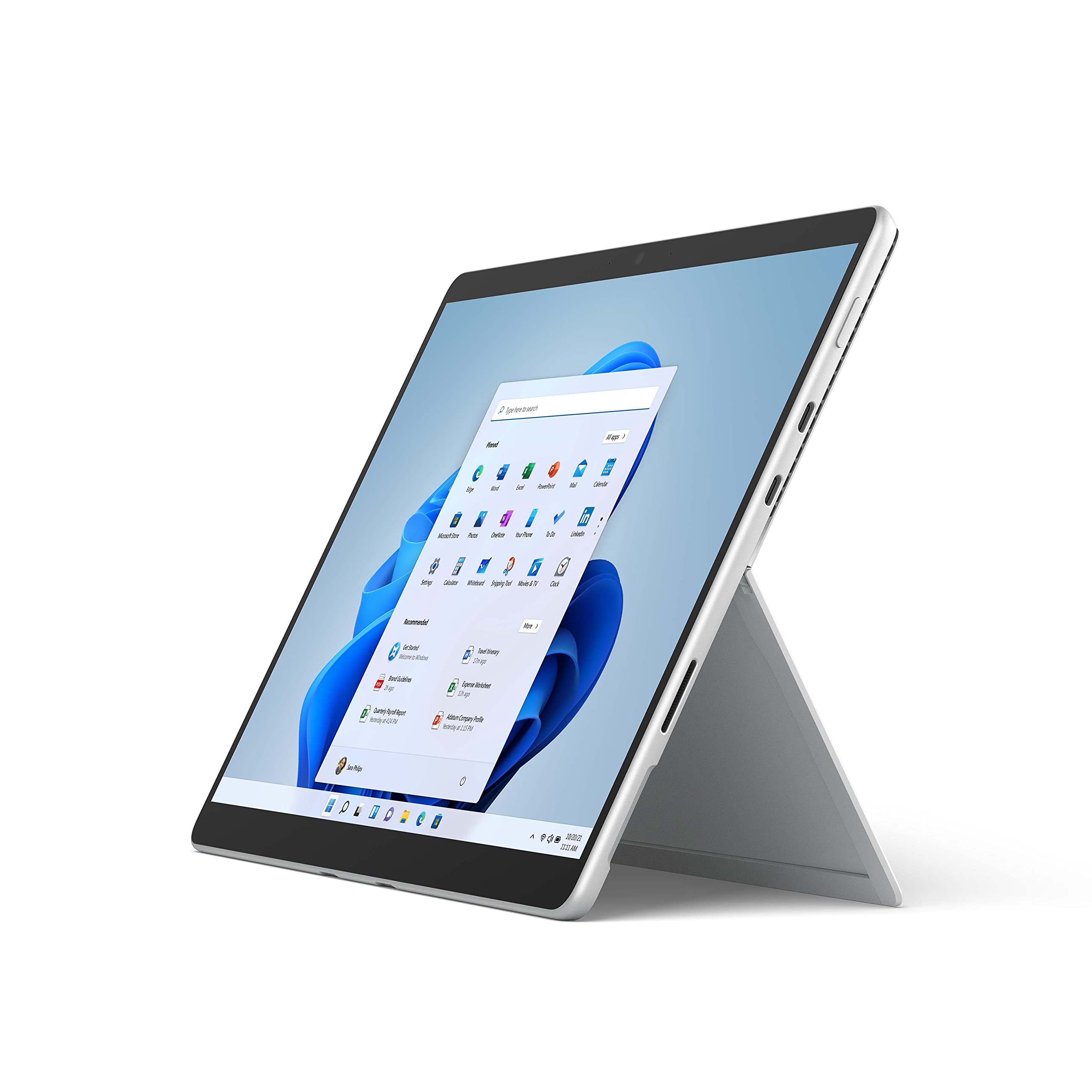 مایکروسافت سرفیس پرو 8 با نمایشگر 13 اینچی پیکسل‌سنس/پردازنده Intel I5-1135G7/گرافیک Intel Iris Xe/حافظه رم 8 گیگابایت/حافظه داخلی 128 گیگابایت/Platinum-[8Pn-00007]/مدل Intel Core i5، نسخه امارات با 1 سال گارانتی/Platinum 8 گیگابایت رم، 128 گیگابایت حافظه داخلی