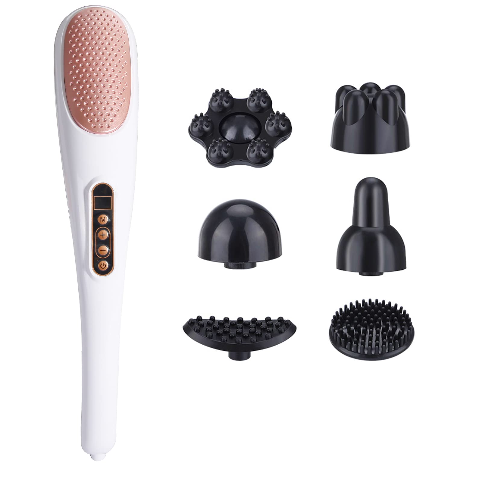 ماساژ دهنده بی‌سیم Cordless Handheld BURDEAN، ماساژ دهنده عمیق با قابلیت شارژ برای عضلات، پا، گردن، شانه، پا، ساق پا - ماساژور بدن برقی قابل حمل
