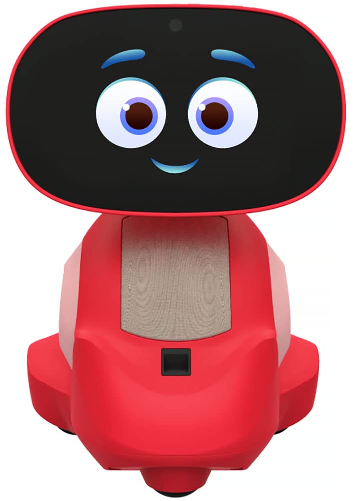 ربات هوش مصنوعی Miko 3 برای کودکان، ربات آموزشی STEM Learning، ربات کنترل صدا با کنترل از طریق اپلیکیشن، داستان‌های دیزنی، اپلیکیشن‌های کدنویسی، بازی‌های نامحدود برای دختران و پسران در سنین 5 تا 10 سال - قرمز