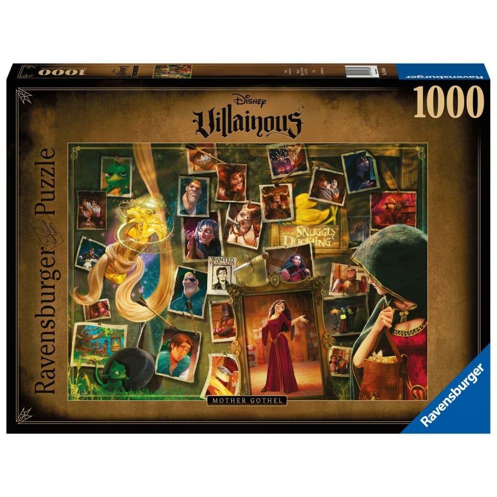 پازل ۱۰۰۰ تکه‌ای Ravensburger Disney Villainous: Mother Gothel برای بزرگسالان - ۱۶۸۸۸ - هر تکه یکتا است، تکنولوژی Softclick به معنای جفت کردن قطعات به‌طور کامل است.