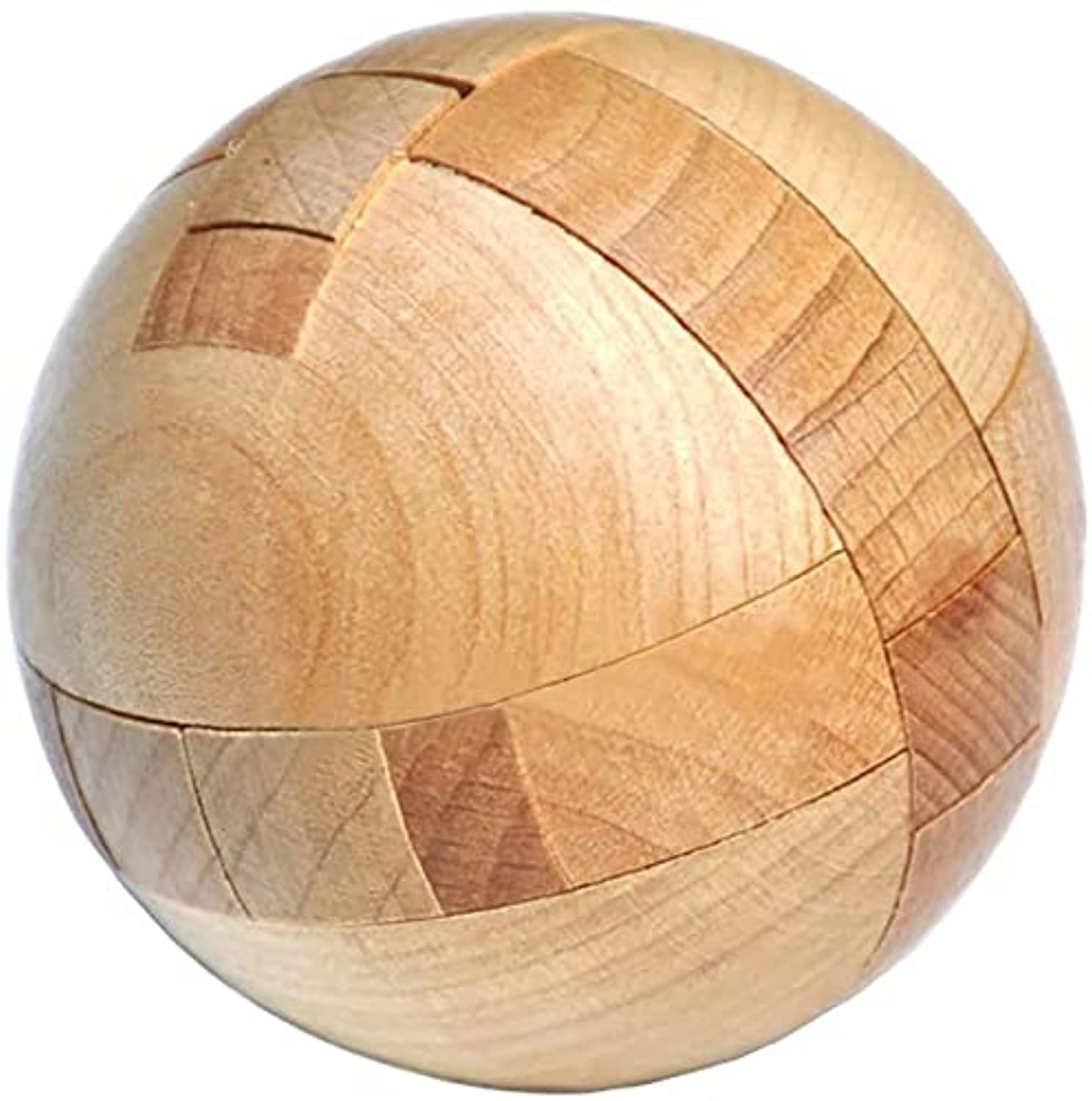 پازل چوبی لوکس مختصر Coolbaby Ball Lock 3D Magic Puzzle با طراحی منحصر به فرد، بازی مغزی بالغانه و کودکانه، هدیه اسباب بازی هوش و تفکر کونگمینگ لاک خودرو بلوک چوبی اره جیگسا، مدل Yly2022-Yqs، استایل8