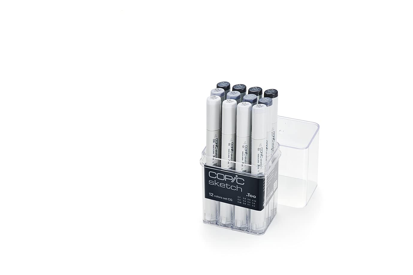 مدادهای الکلی Copic Sketch، مجموعه ۱۲ تایی، خاکستری سرد (ورژن جدید)