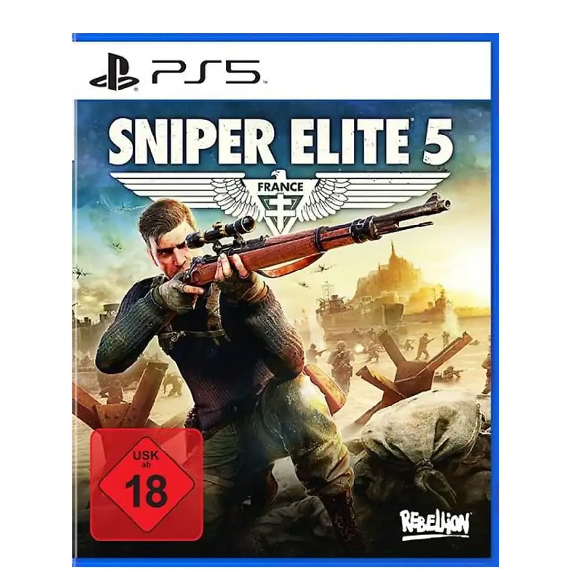 Sniper Elite 5 (PS5) به فارسی ترجمه می‌شود به این شکل:
تک‌تیرانداز برتر 5 (پلی‌استیشن 5)