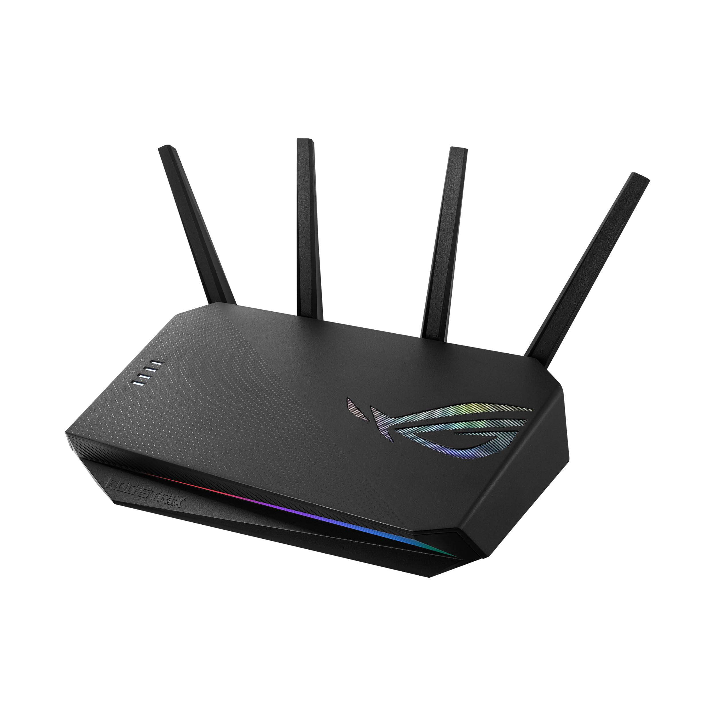 مسیریاب بازی ASUS ROG Strix AX5400 WiFi 6 (GS-AX5400) - پورت اختصاصی بازی، ترکیب VPN، امنیت اینترنت رایگان مادام‌العمر، نگهبانی فوری، AiMesh، QoS تطبیقی، اعداد مثبت پورت، نورپردازی Aura RGB
