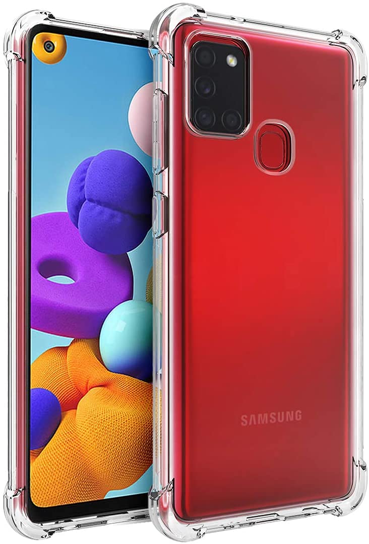 کاور محافظ شفاف Emodil برای گوشی Samsung Galaxy A21s کاور محافظ نرم سیلیکونی با ویژگی های ضدضربه و ضد خش برای گوشی Samsung Galaxy A21s توسط Emodil ®