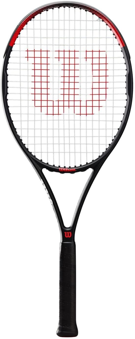 راکت تنیس Wilson Pro Staff Precision 103، فیبر کربن، تعادل سر-سنگین، 285 گرم، 69.2 سانتی‌متر 3 قرمز