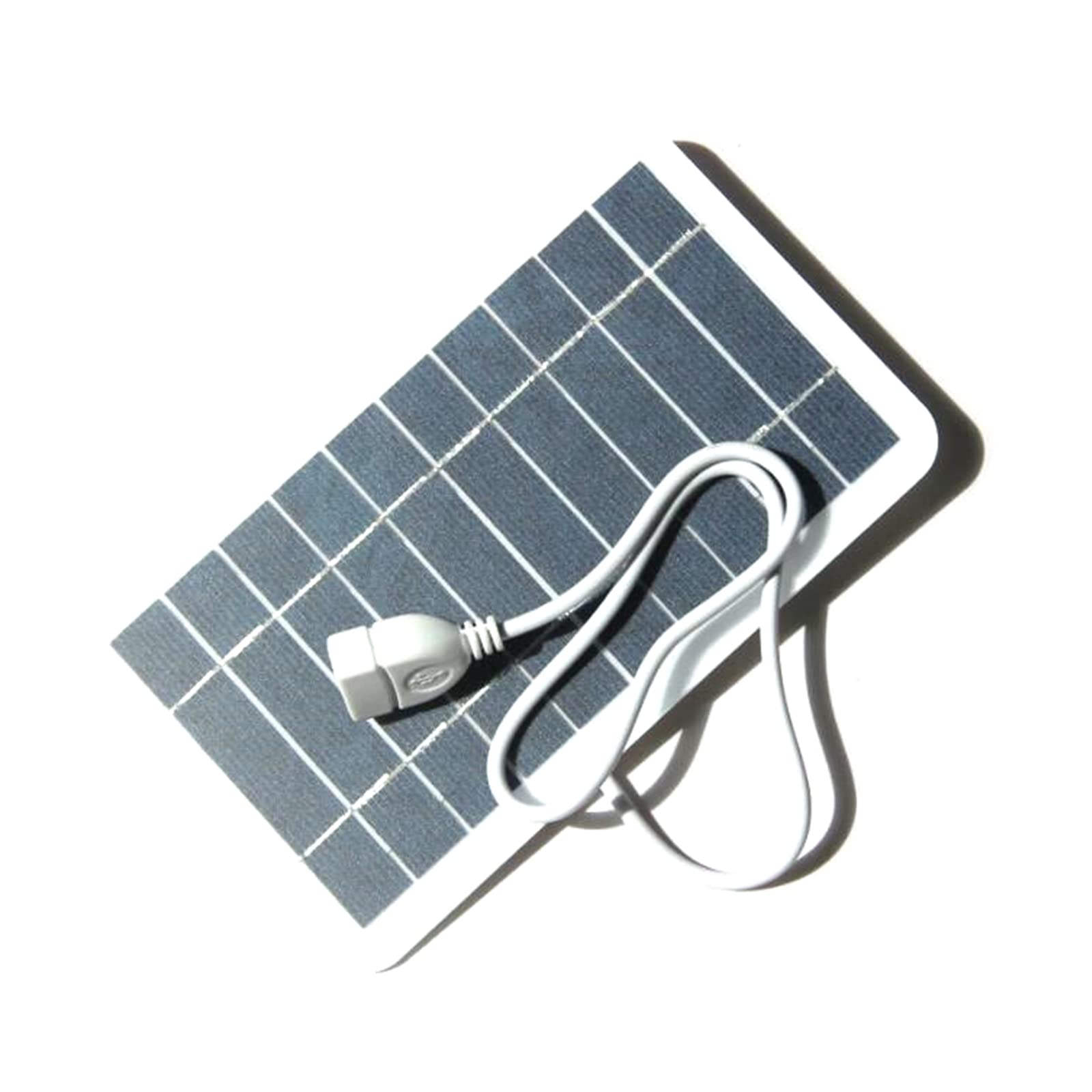 پنل خورشیدی کوچک Pepisky 2W 5V با USB DIY درون ژله‌ای سیلیکون تک‌بلوری، ضدآب، قابل حمل برای کمپینگ و نیروی قابل حمل برای بانک انرژی یا تلفن همراه