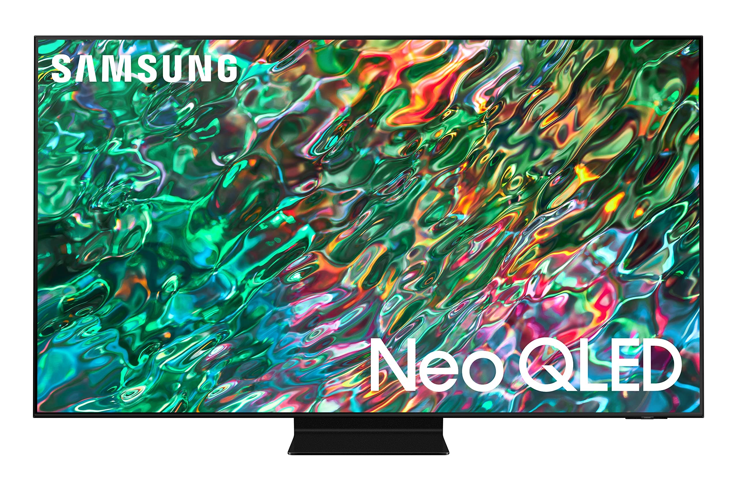 SAMSUNG کلاس 65 اینچ نئو کیو ال ای دی 4K سری QN90B مینی ال ای دی کوانتوم HDR 32 برابر دالبی اتموس +ضد گلیر زاویه دید اولترا در مدل 2022 -نسخه بین‌المللی