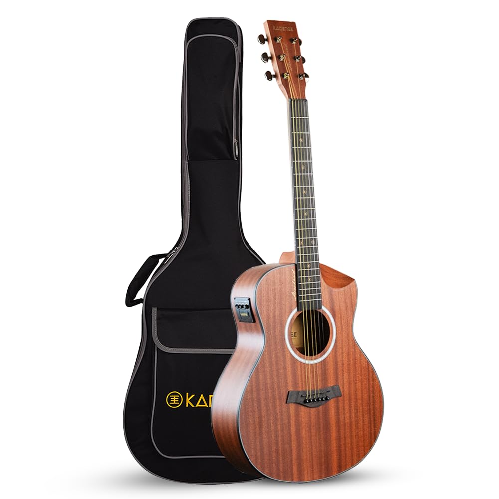 {
  "برند": "Kadence Slowhand Series",
  "نام": "Premium Acoustic Guitar",
  "اندازه": "38 اینچ",
  "نوع چوب": "ساز سفری (Mahogany Wood SHM03)",
  "رنگ": "ماهوگانی 38 اینچ چوب ماهوگانی"
}