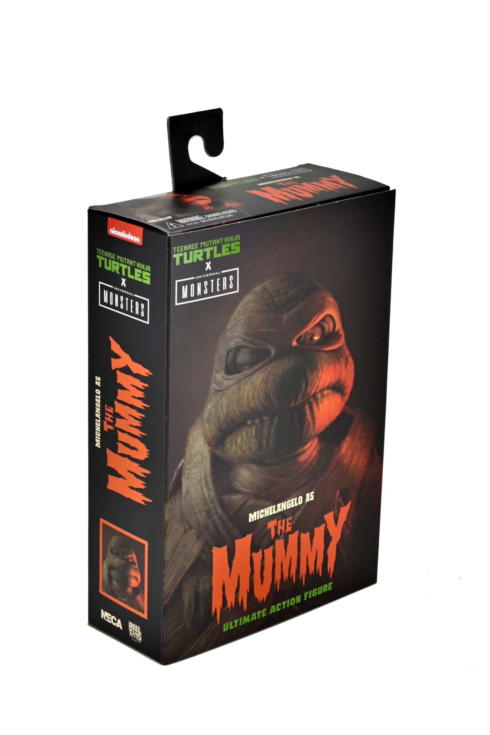 مواد: پلاستیک, NECA Teenage Mutant Ninja Turtles Michelangelo The Mummy Universal Monsters, چند رنگه, H858485