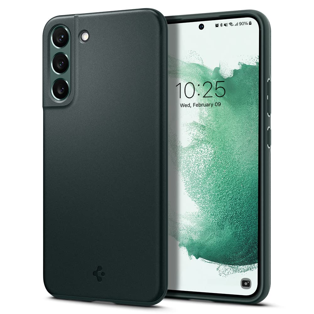 کاور محافظ Spigen Thin Fit طراحی شده برای گوشی سامسونگ Galaxy S22 PLUS (2022) - زیبایی سبز