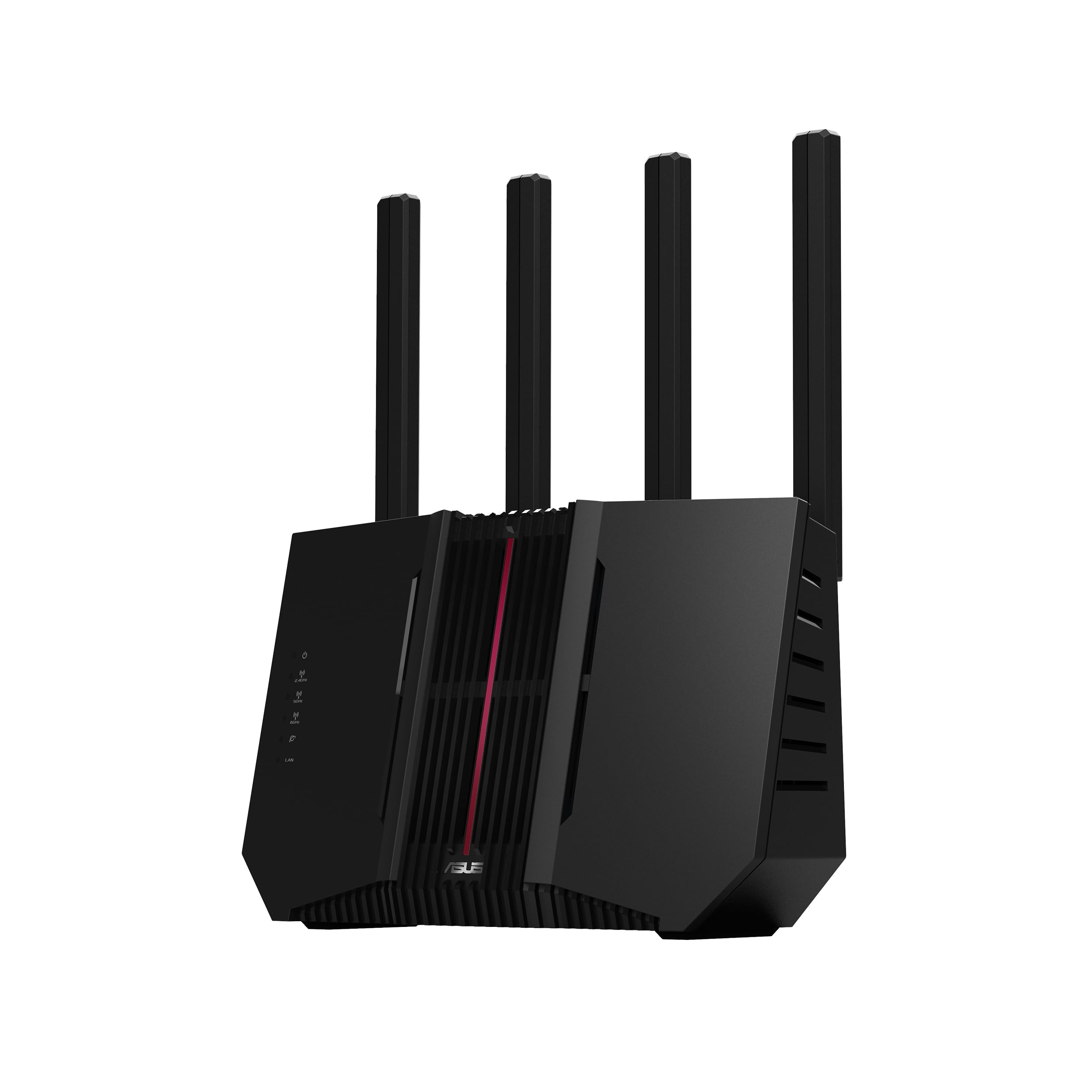 مسیریاب قابل توسعه ASUS RT-BE92U Tri-band WiFi 7: WiFi 7، 802.11be، 100+ دستگاه، AiMesh، Mesh WiFi، پورت‌های 10G WAN، چهار پورت 2.5G، تشخیص AI WAN، کنترل والدین و VPN - مشکی