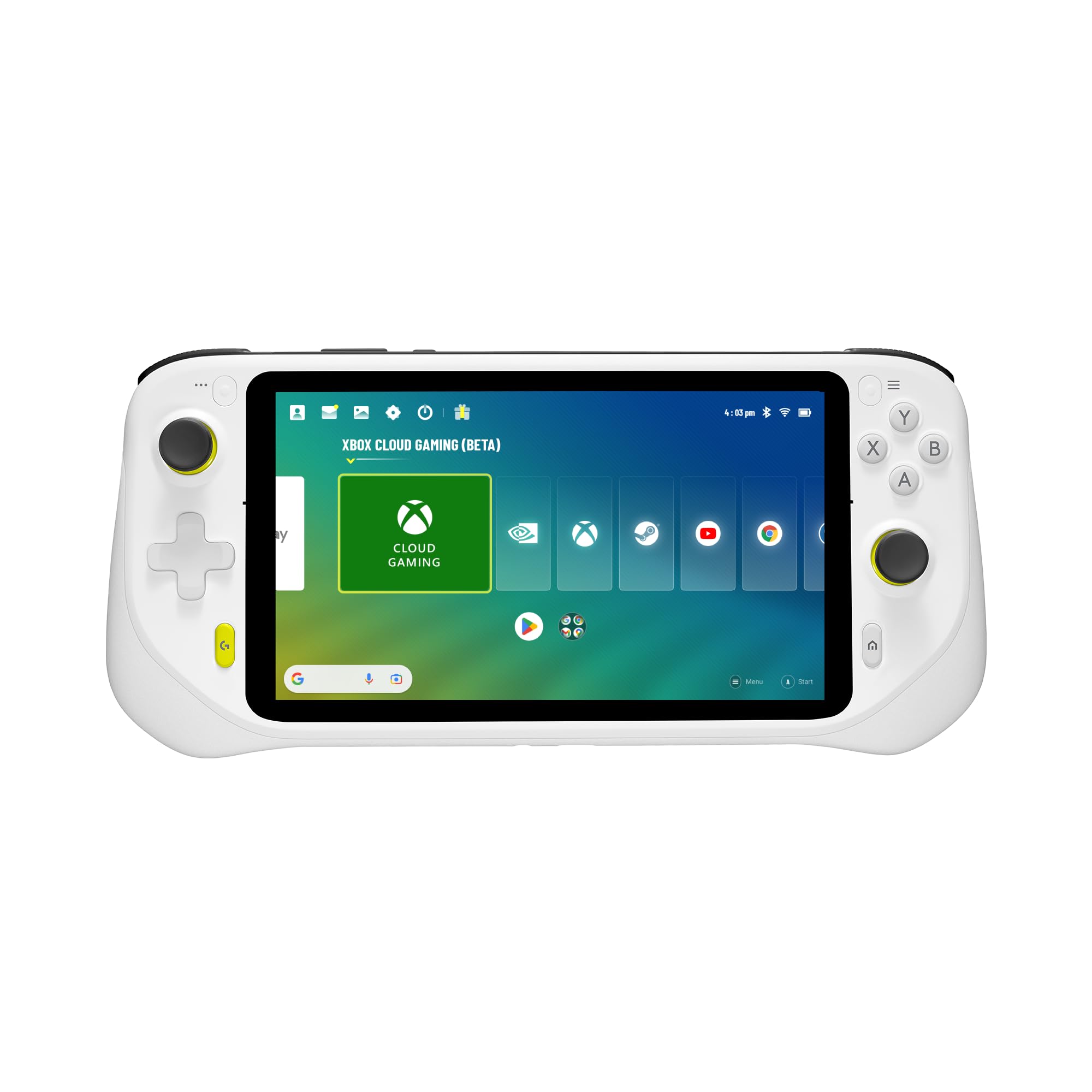 لوجیتک G Cloud Gaming Handheld، کنسول بازی قابل حمل با عمر باتری طولانی، صفحه نمایش لمسی 7 اینچی 1080P، طراحی سبک، بازی ابری Xbox، NVIDIA GeForce NOW، Google Play
