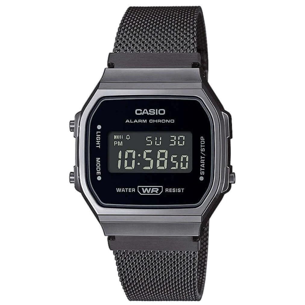 ساعت دیجیتال کلاسیک Casio مجموعه وینتیج برای هر دو جنسیت، مشکی