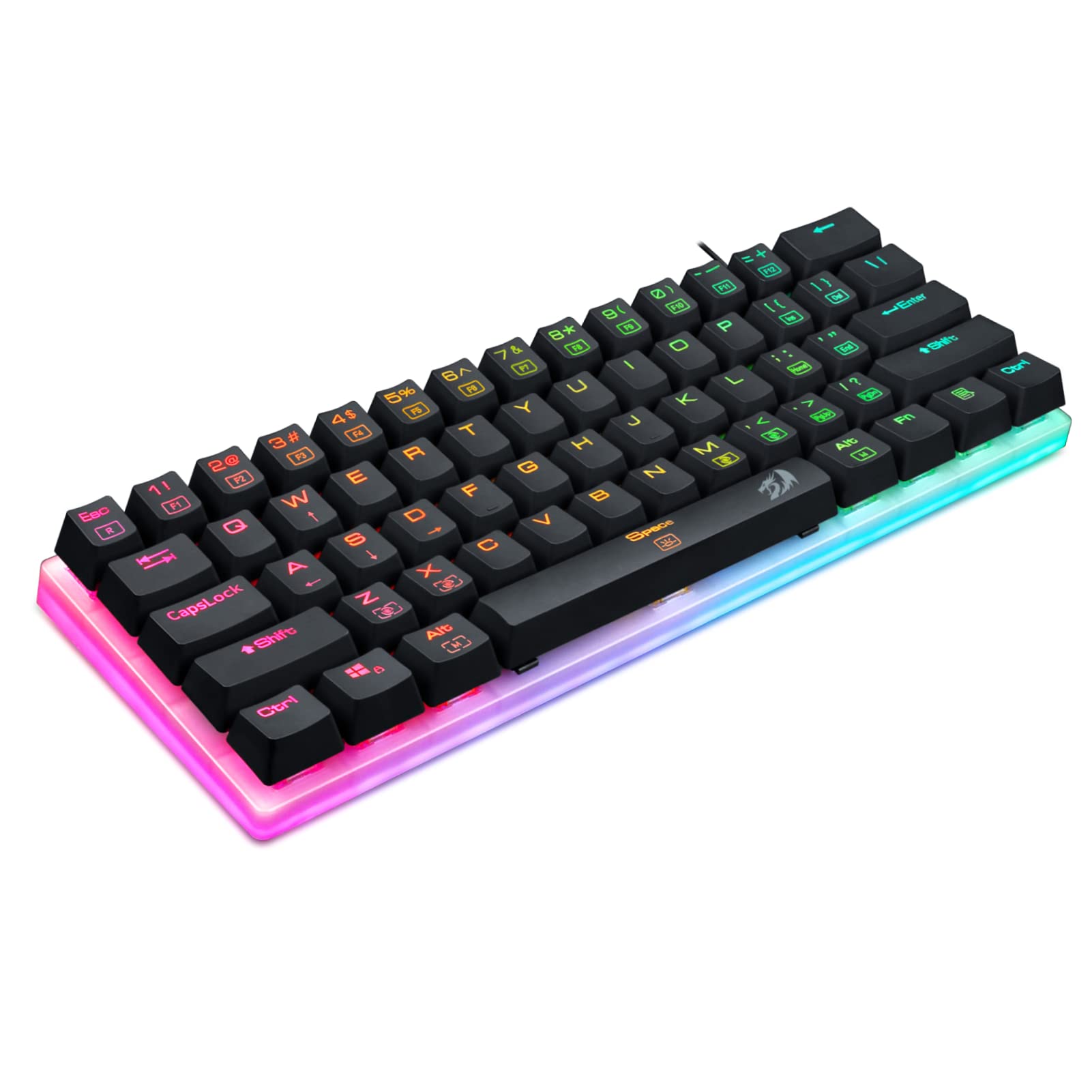 Redragon K605 Alien Giant Mechanical Gaming Keyboard, Super Big 61 Keys & Outemu Blue Switch, RGB LED Backlit Ergonomic Wired Type-C Full Key Conflict Free Anti-Ghosting NKRO Keyboard 61 Keys Modern

کیبرد بازی مکانیکی Redragon K605 Alien Giant، ۶۱ کلید بزرگ و سوییچ Outemu Blue، نورپردازی RGB LED پشتیبانی شده توسط سیم ورودی Type-C، کیبرد ۶۱ کلیدهای ارگونومیک Full Key Conflict Free Anti-Ghosting NKRO Keyboard 61 Keys Modern