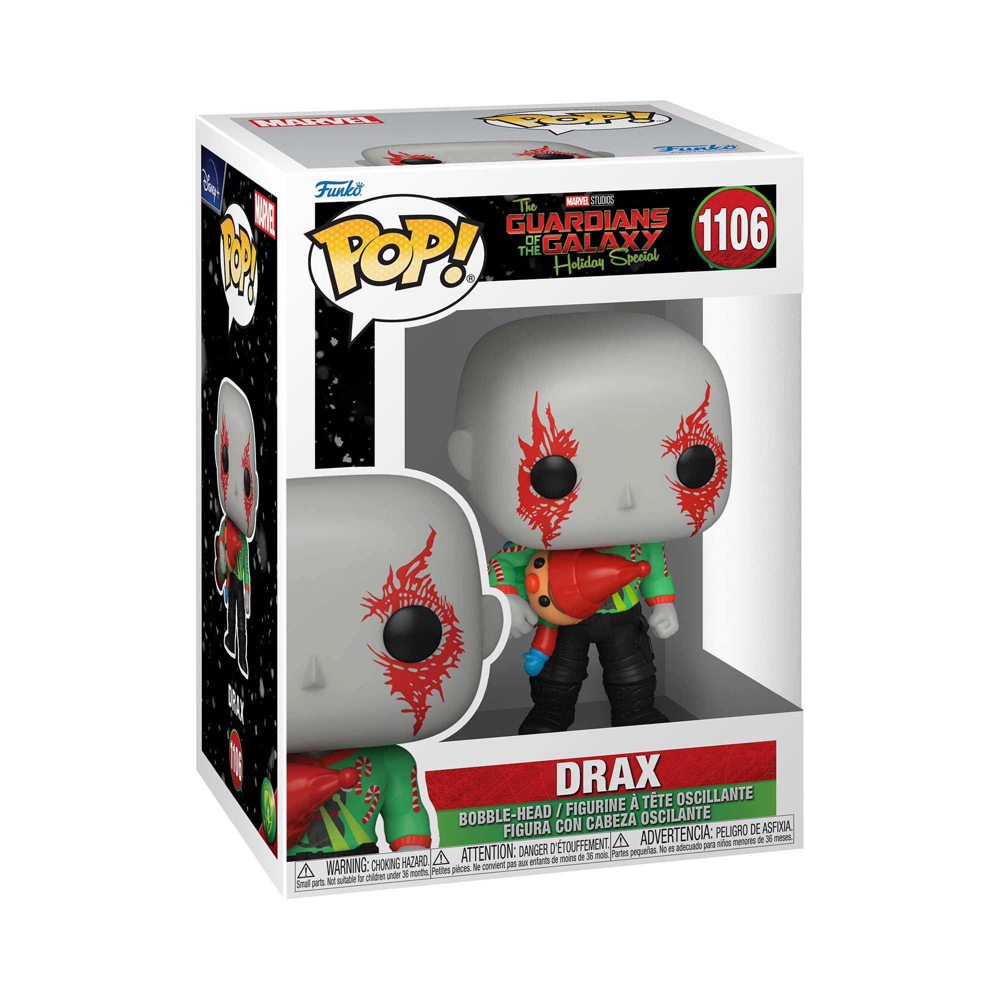 Funko Pop! Marvel: Guardians Of the Galaxy Holiday Special - Drax - Marvel Comics -  عروسک وینیل قابل جمع آوری - ایده هدیه - کالاهای رسمی - اسباب بازی برای کودکان و بزرگسالان - طرفداران فیلم