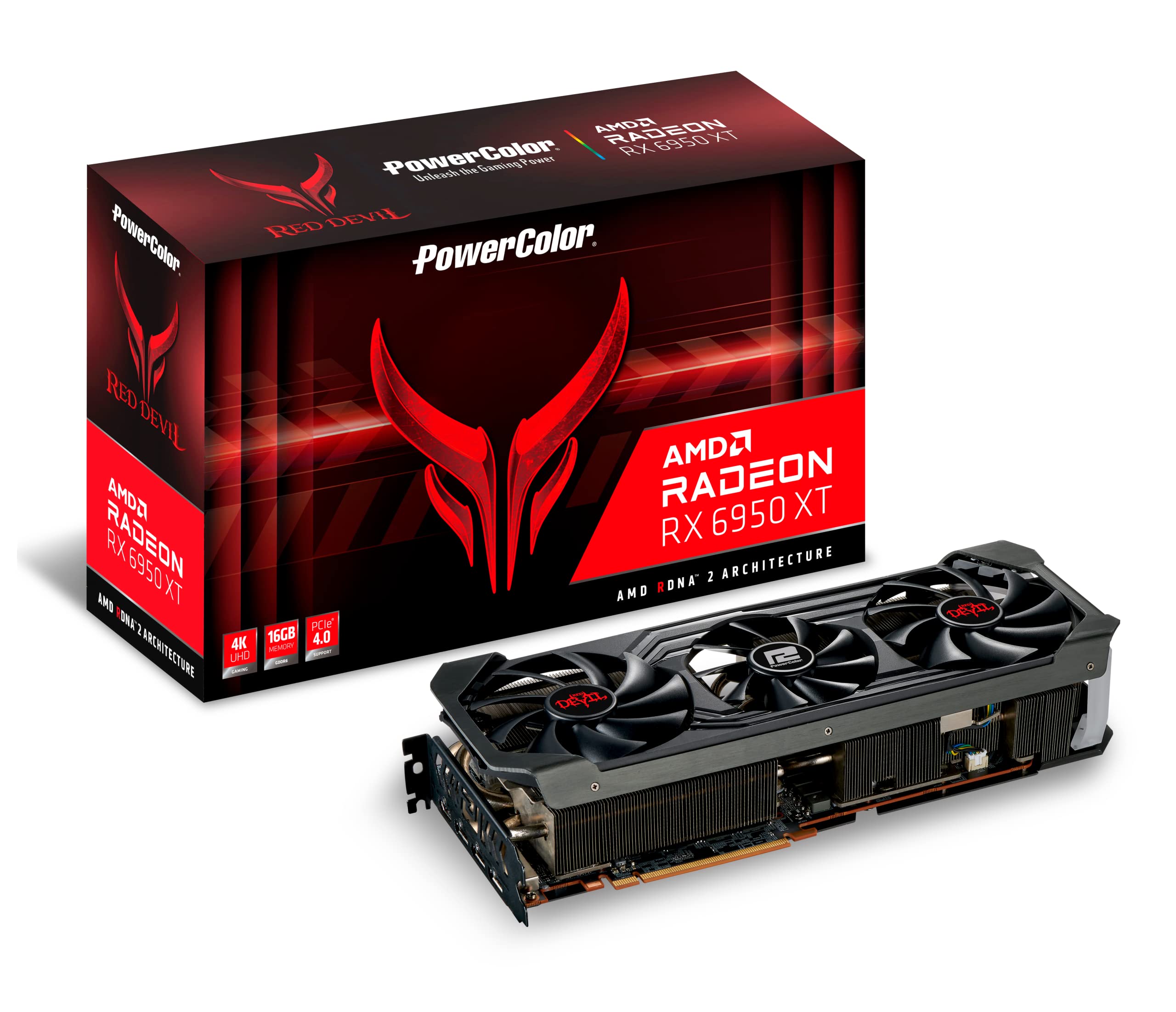 کارت گرافیک PowerColor Red Devil AMD Radeon RX 6950 XT با حافظه 16 گیگابایتی GDDR6 6950XT Red Devil