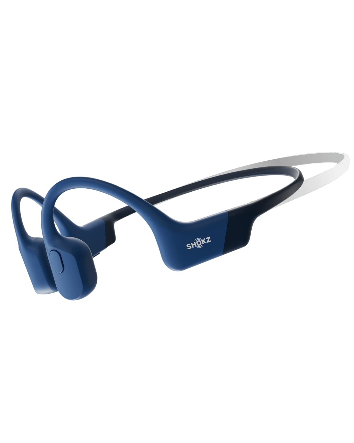 هدفون های ورزشی Bone Conduction SHOKZ OpenRun Mini، بیسیم بلوتوث، دارای میکروفون، بازیابی 8 ساعته، ضدآب برای دویدن و تمرین (آبی)
