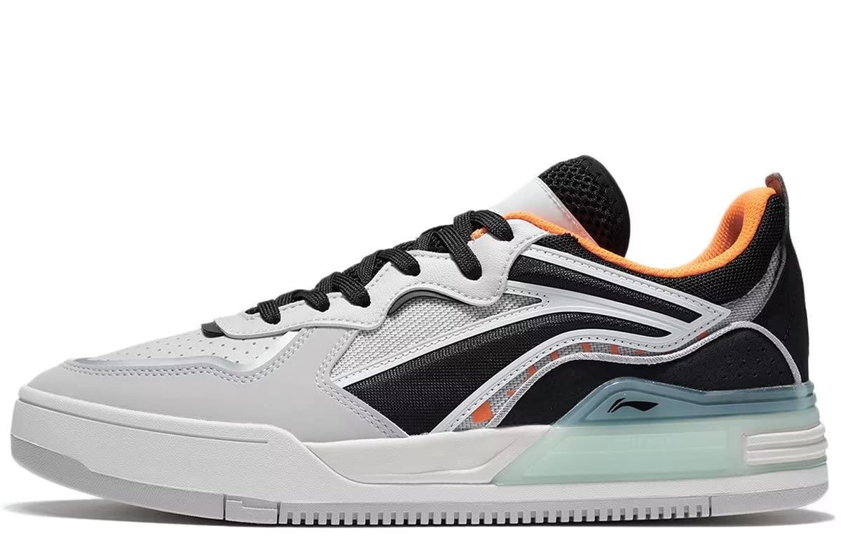 کفش‌های ورزشی لوازم ورزشی زندگی روزمره LI-NING WAVE V1 با فناوری کاملاً زمینی، مناسب برای قدم زدن و ورزش‌های مختلف. شماره 42 1/3 از سایز EU بوده و دارای رنگ خاکستری است.