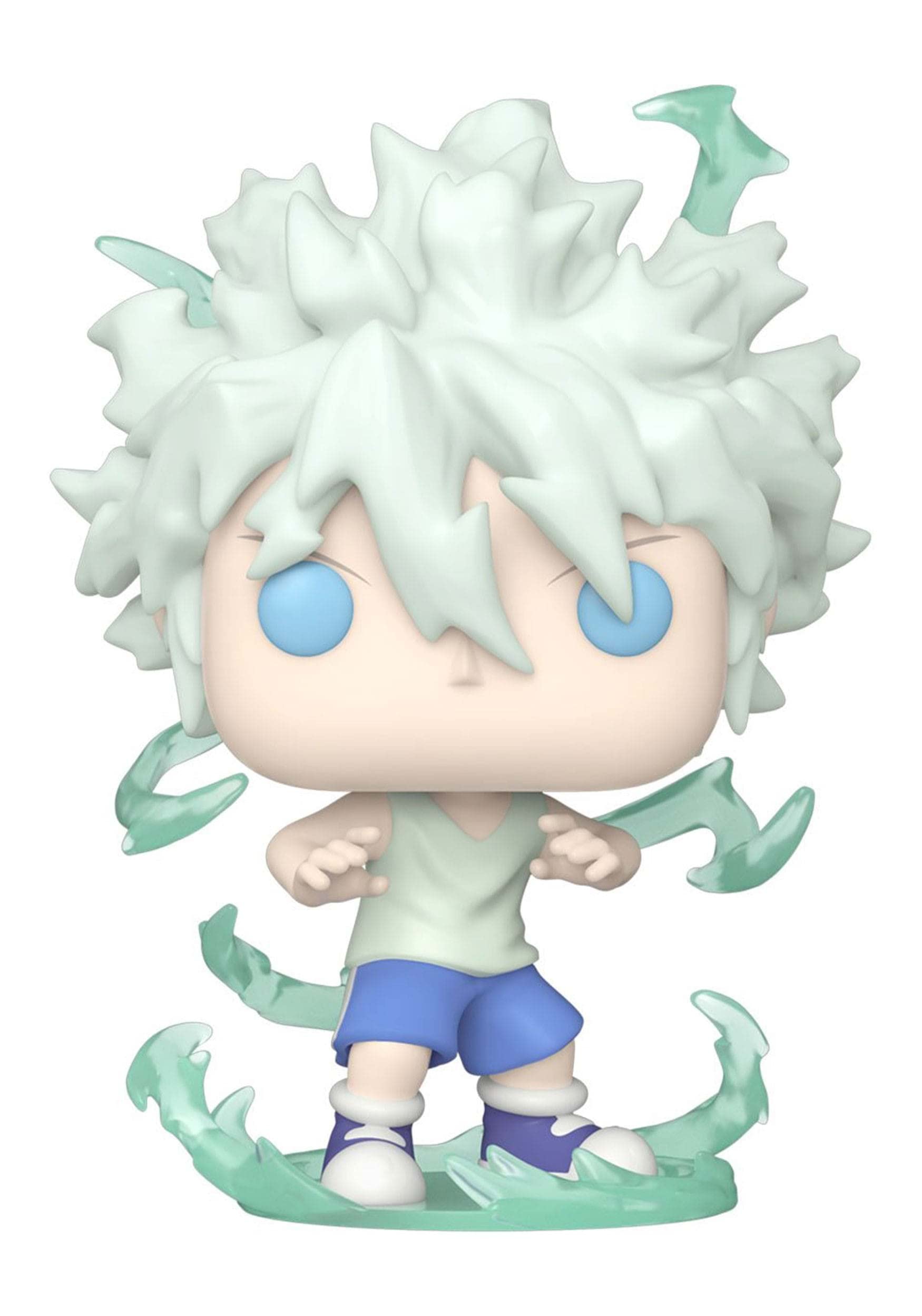 Figurine Funko Pop Hunter X Hunter Killua Zoldyck (Godspeed) (AAA Anime Exclusive) Rang-haye Mokhtalef Sadtarı