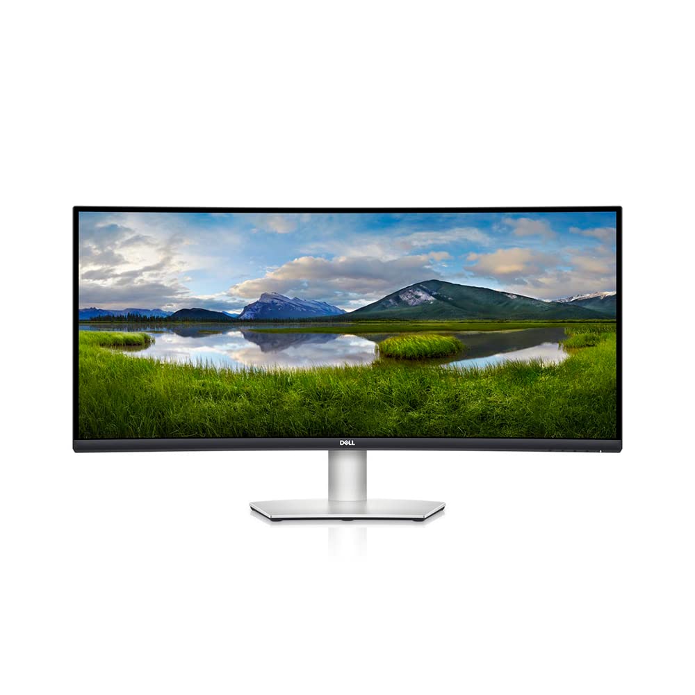 مانیتور منحنی DELL S3423DWC با رزولوشن UWQHD گنجایش 864 سانتیمتر (34 اینچ) با نرخ تازه‌سازی 100 هرتز و پورت‌های HDMI، DisplayPort و USB-C دارای 16 گیگابایت حافظه RAM و 256 گیگابایت حافظه داخلی SSD است.