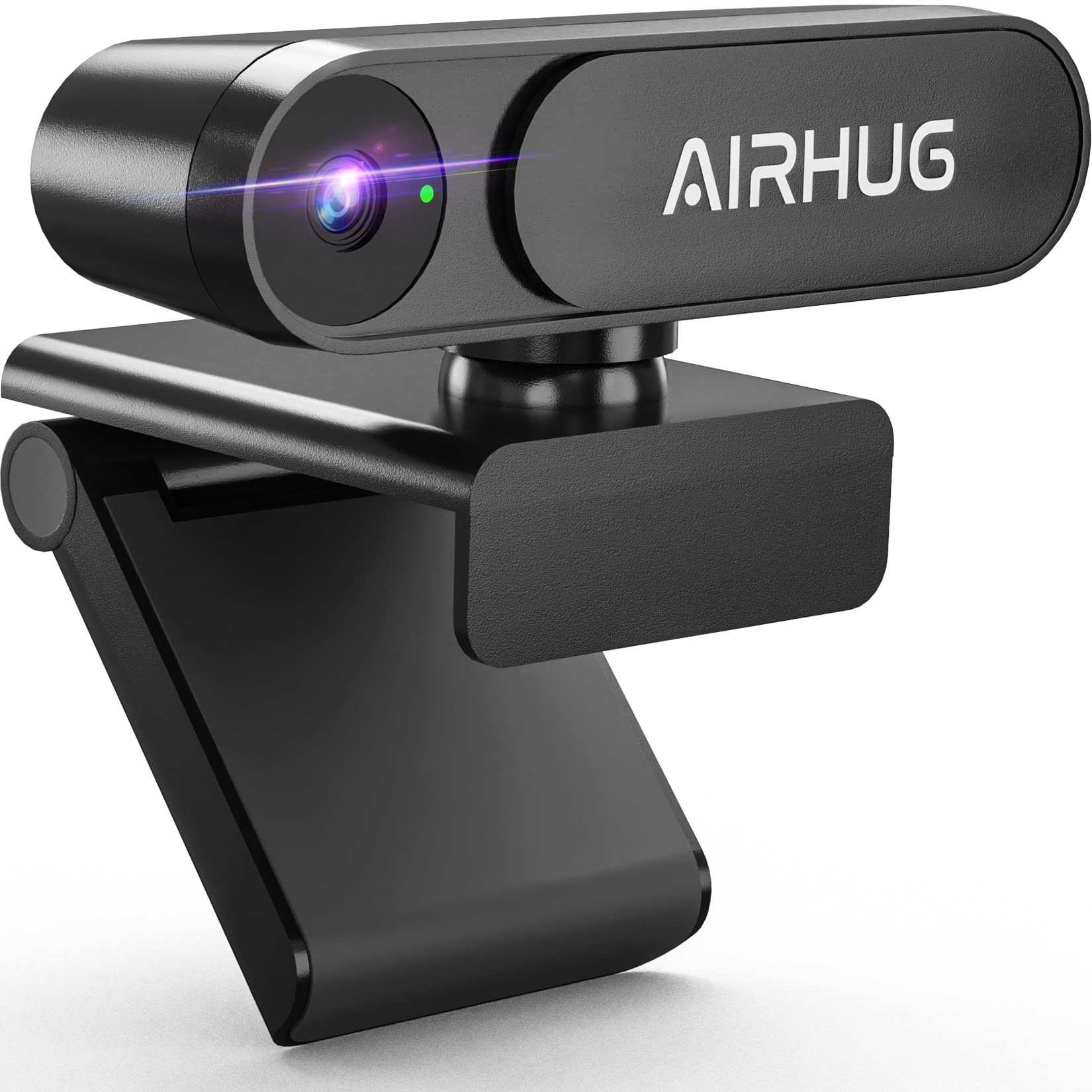 دوربین وب AIRHUG 2K بدون میکروفون با درپوش حریم خصوصی، وب کم USB برای کامپیوتر و لپ تاپ Plug & Play، دوربین وب بدون صدا، 78 درجه زاویه پهن، برای استریمینگ و کنفرانس، سازگار با اسکایپ، زوم و یوتیوب