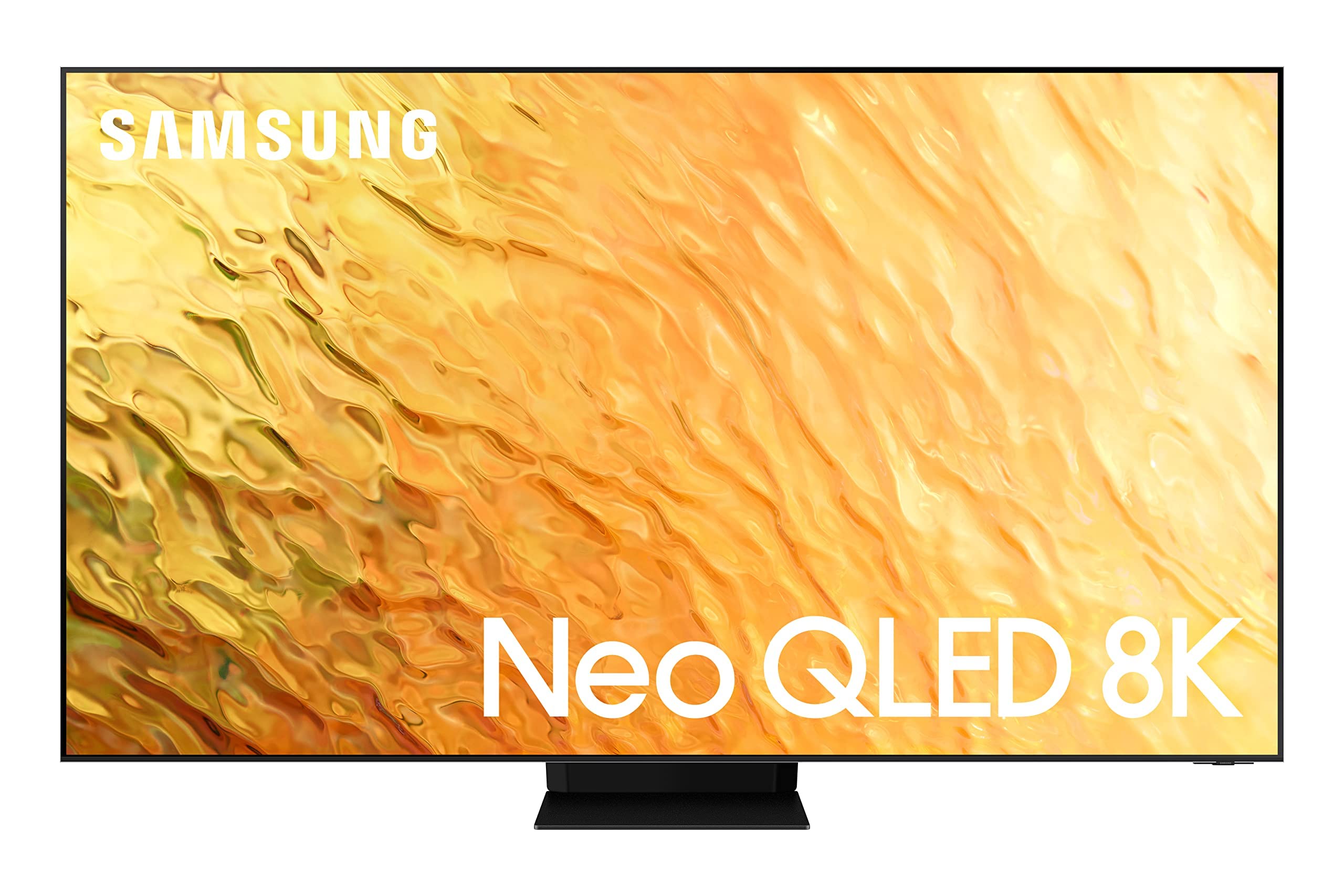 ترجمه: تلویزیون هوشمند SAMSUNG (نوسازی‌شده) از سری 75 اینچ Neo QLED 8K QN800B با تکنولوژی Mini LED Quantum HDR 32x، Dolby Atmos، زاویه دید فوق العاده Plus و مدل سال 2022 با اندازه 75 اینچ. نسخه بین‌المللی NEO QLED QN800B
