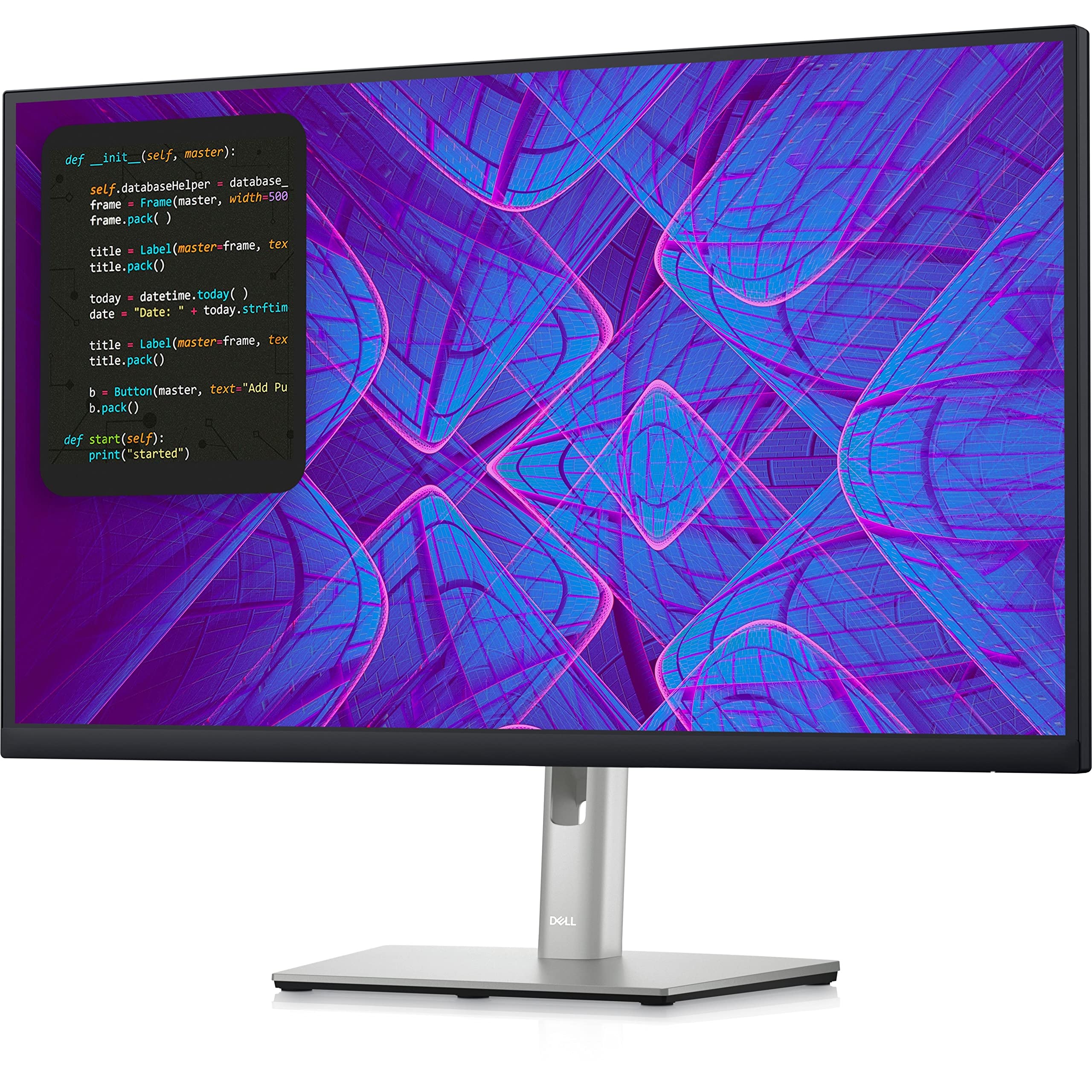 مانیتور هاب USB-C Dell P2723QE - نمایشگر 68.5 سانتی‌متری 4K (3840 × 2160) 60Hz، زمان پاسخ 5 میلی‌ثانیه (حالت سریع)، اتصال USB-C/DisplayPort/HDMI/USB 3.2 Gen1، عمق رنگ: 1.07 میلیون رنگ. رنگ‌های اردن - سیاه