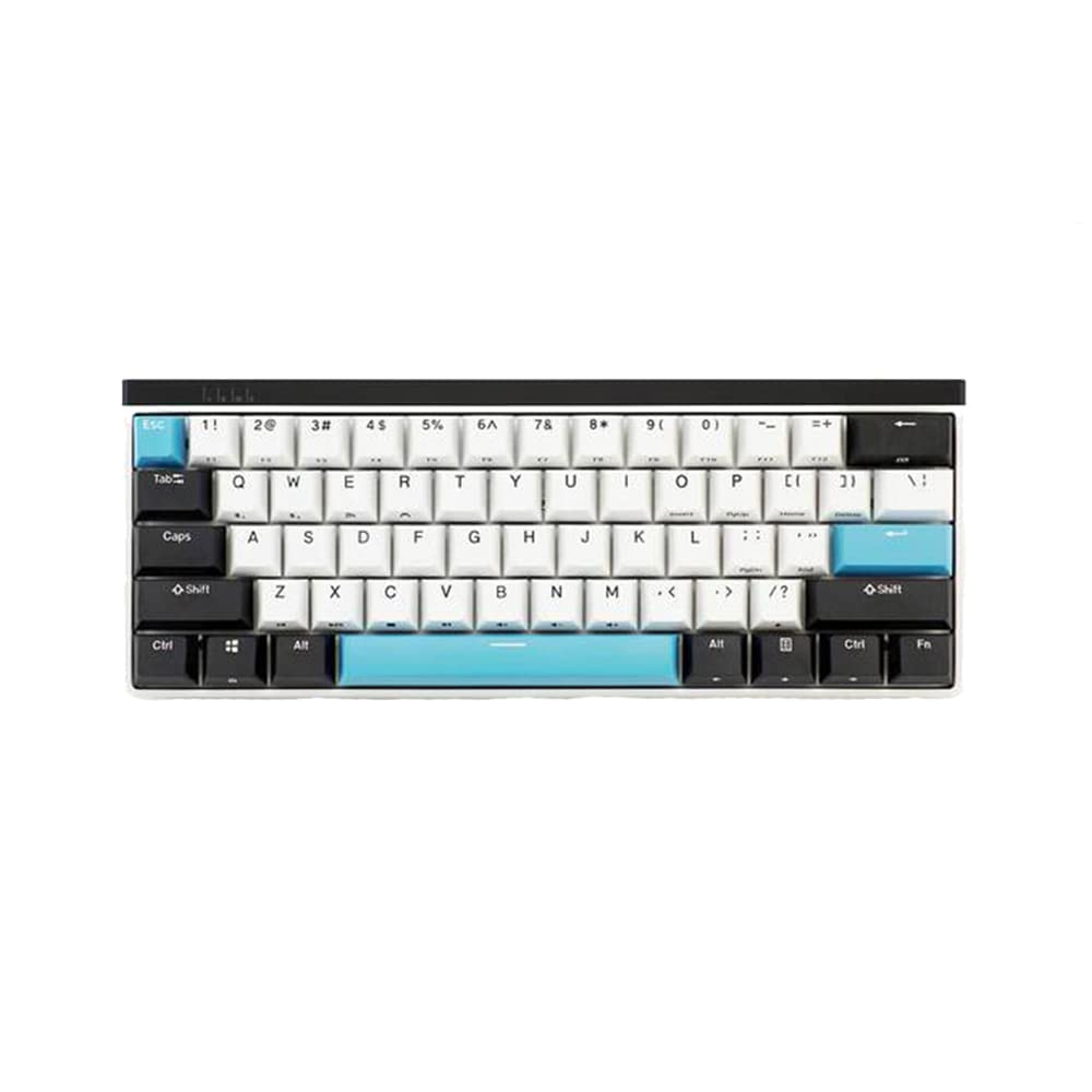 کیبورد بی‌سیم مکانیکی دابل‌شات پروفایل PBT گیترون کریستال مدل Durgod K330W (سوئیچ‌های قرمز و قهوه‌ای) (سوئیچ قهوه‌ای، مشکی/سفید/آبی)