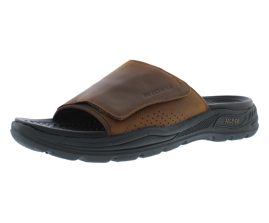 صندل مردانه Skechers ARCH FIT MOTLEY SD — سایز ۴۶ اروپا (EU)، قهوه‌ای