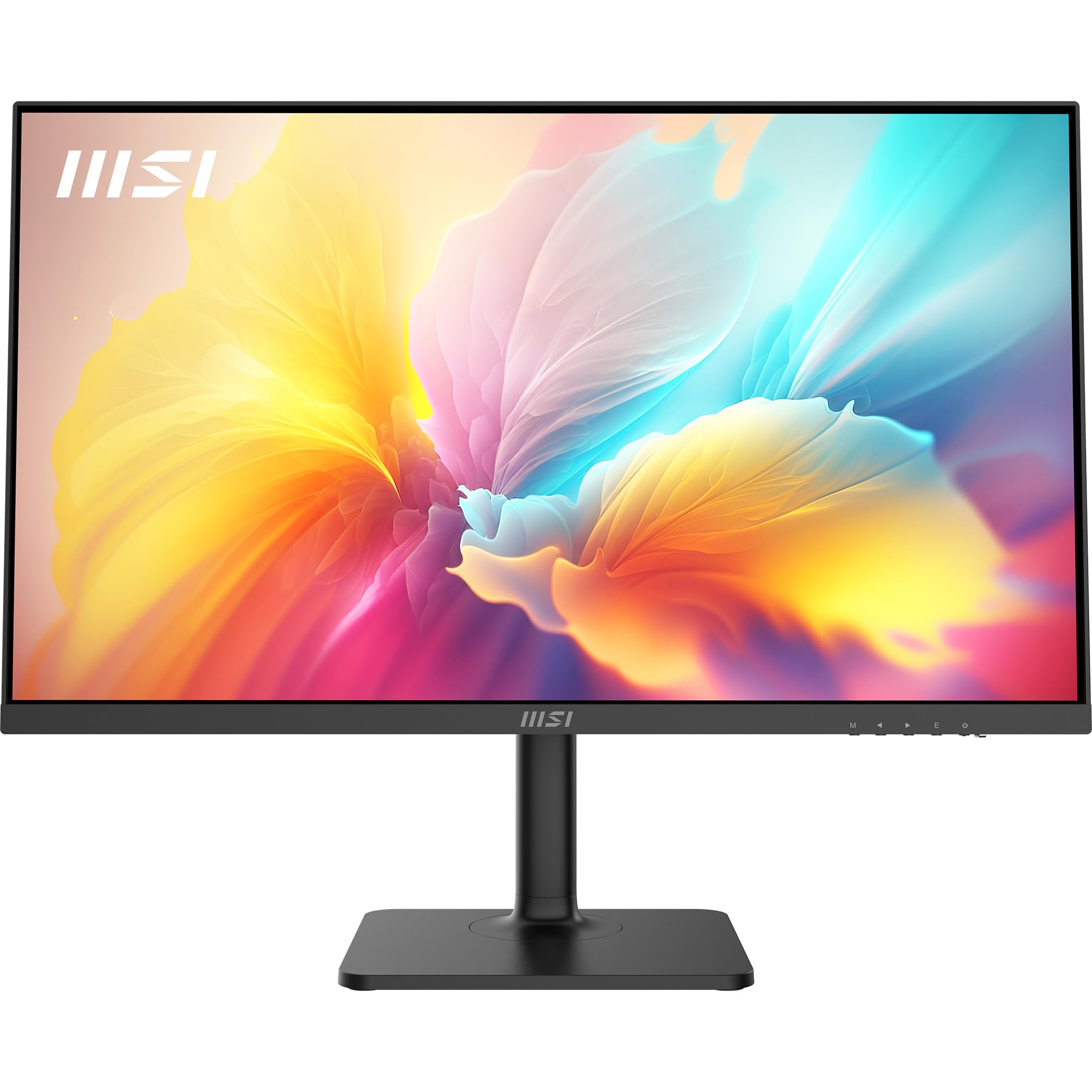 مانیتور رومیزی MSI Modern MD272QXP 27 اینچ وضوح تصویر WQHD - پنل IPS 2560x1440، 100Hz، راحتی چشم، قابلیت نصب VESA، بلندگوهای داخلی، چهار راه قابل تنظیم - HDMI 1.4b، DisplayPort 1.2a، USB 2.0 / مدل 27 اینچ / مشکی WQHD / 100Hz