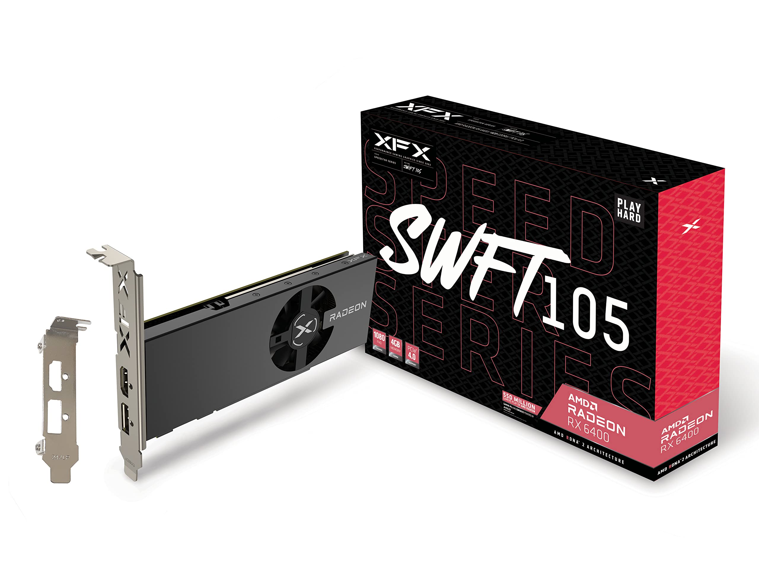 XFX AMD Radeon RX 6400 به فارسی معادل گرافیک XFX AMD Radeon RX 6400 می‌شود.
