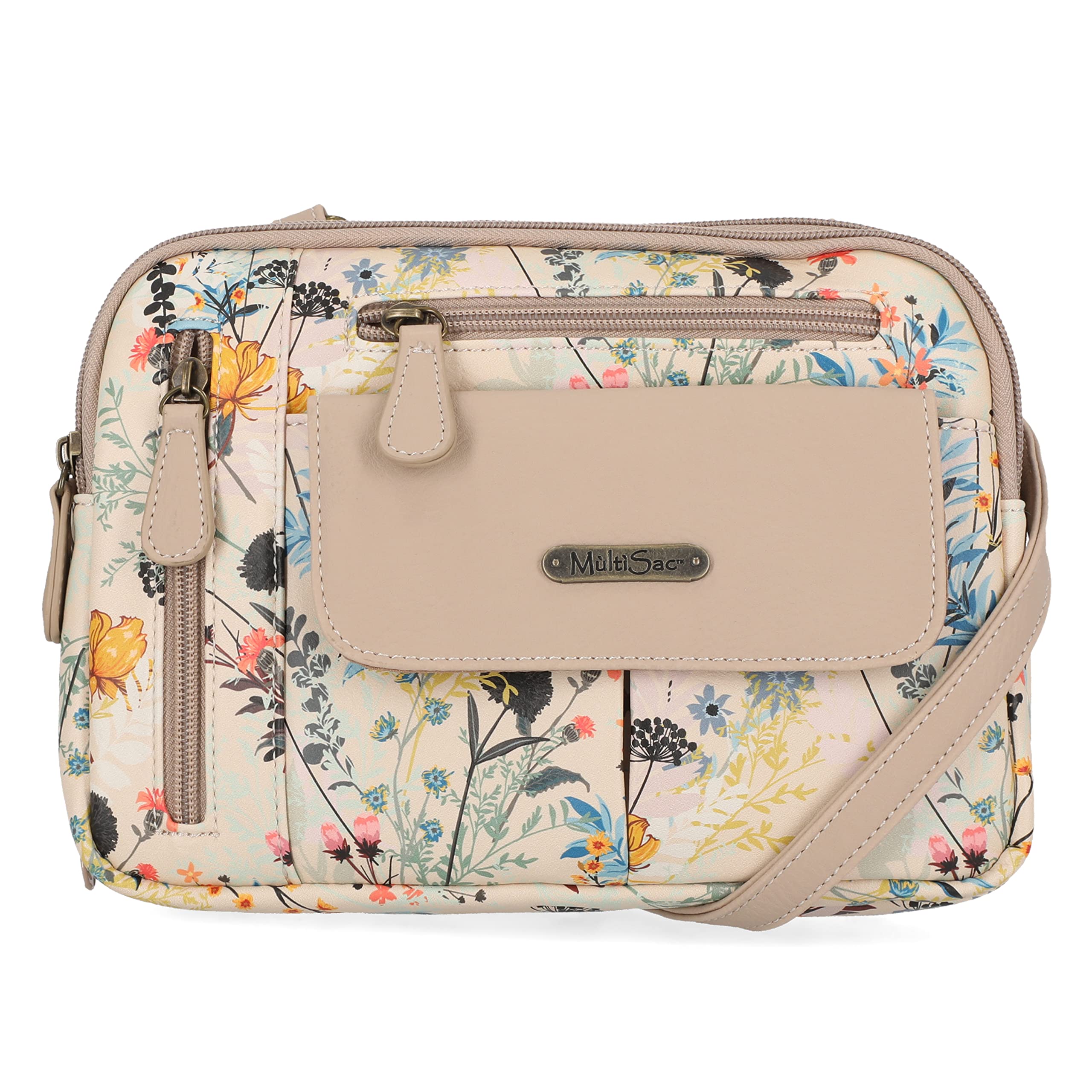 کیف دوشی چندلایه زیپی زنانه MultiSac اندازه یک نفر Catalina Floral