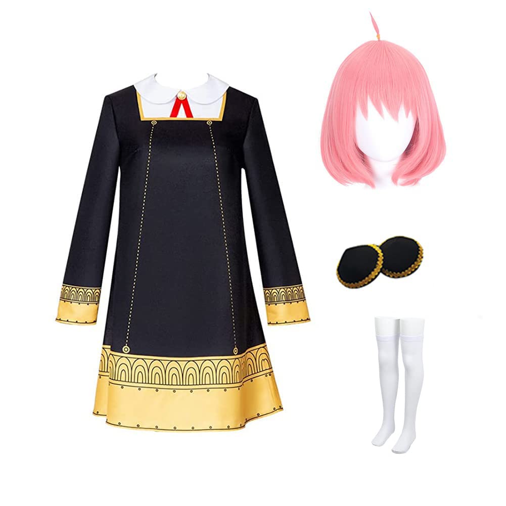 لباس کاپلی Anya Forger لباس Costume Yor Forger لباس لباس لباس لباس لباس لباس Suit Unifrom لباس کامل Halloween Party M زرد
