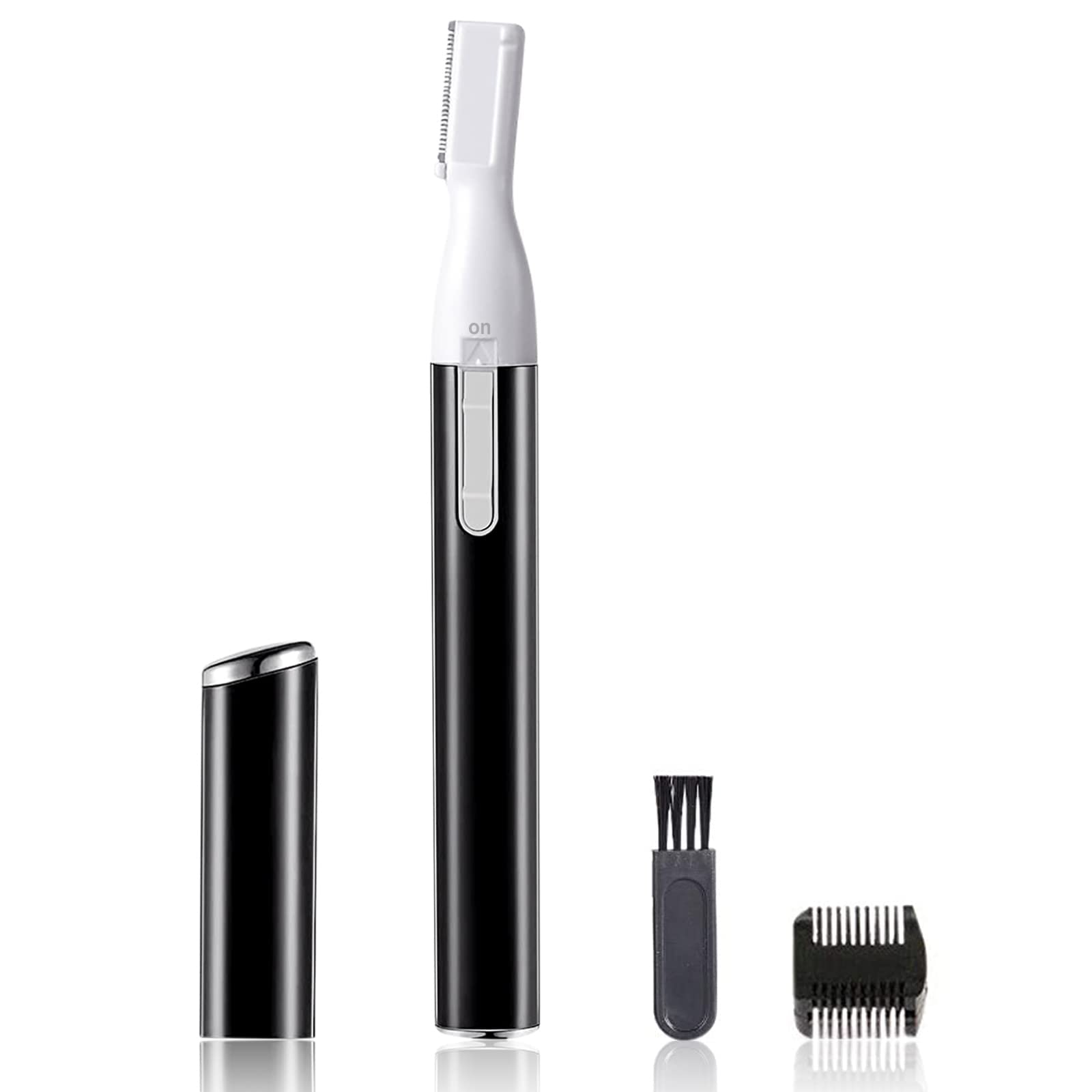 Trimmer ابرو برقی Arabest، حذف کننده موهای صورت با ناچشمکی بدون درد، ابرو ریز کن شخصی کوچک برای چین، لبهای شکل و جسم بازوها و پاها (مشکی)