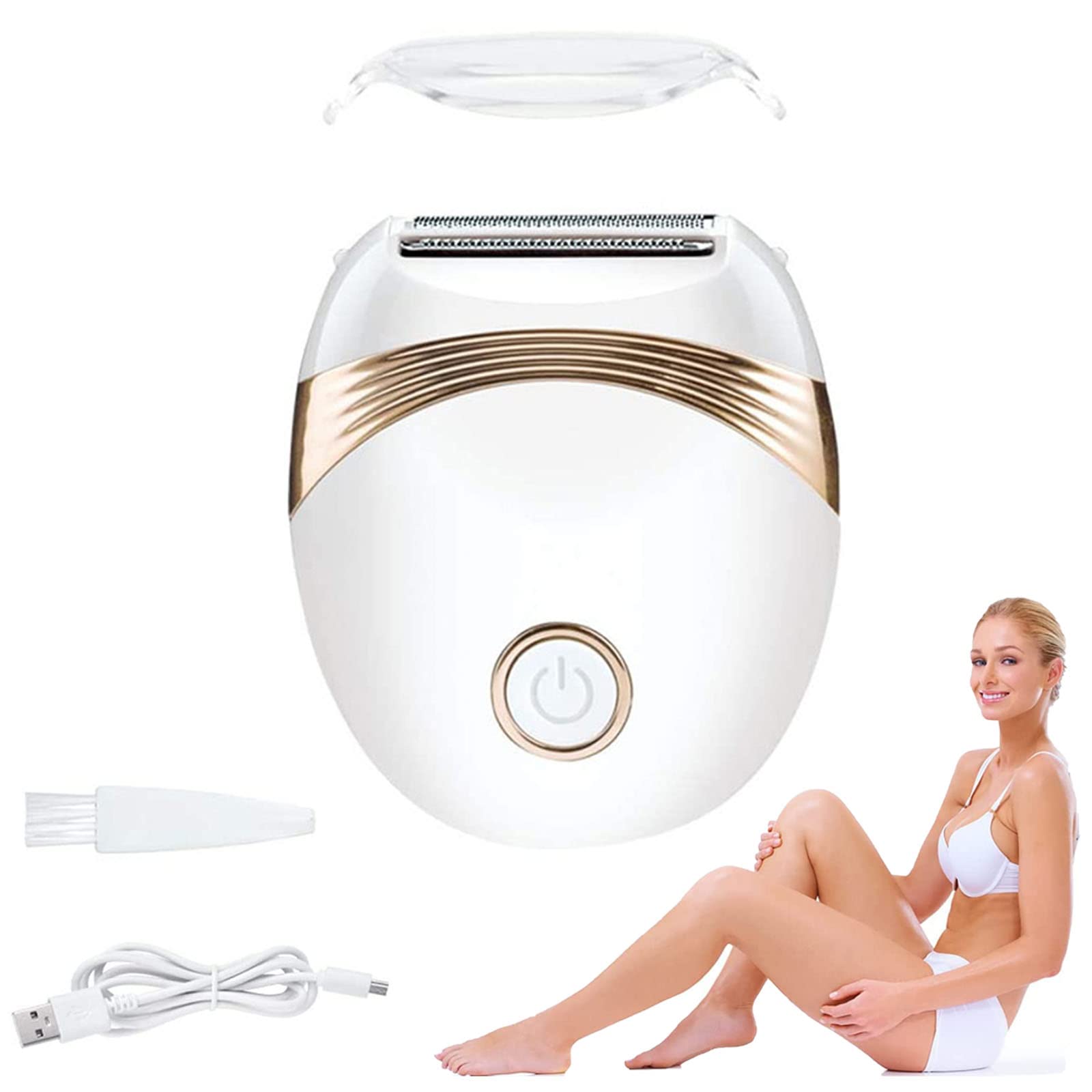 Epilator برقی حذف موهای دائم, حذف موهای الکتریکی, ضد آب و بی‌درد, شارژی USB, حذف موهای بی‌سیم بانوان, تراشیدن موی بی‌درد, استفاده از آب برای بازو، بیکینی، پا، زیر بغل