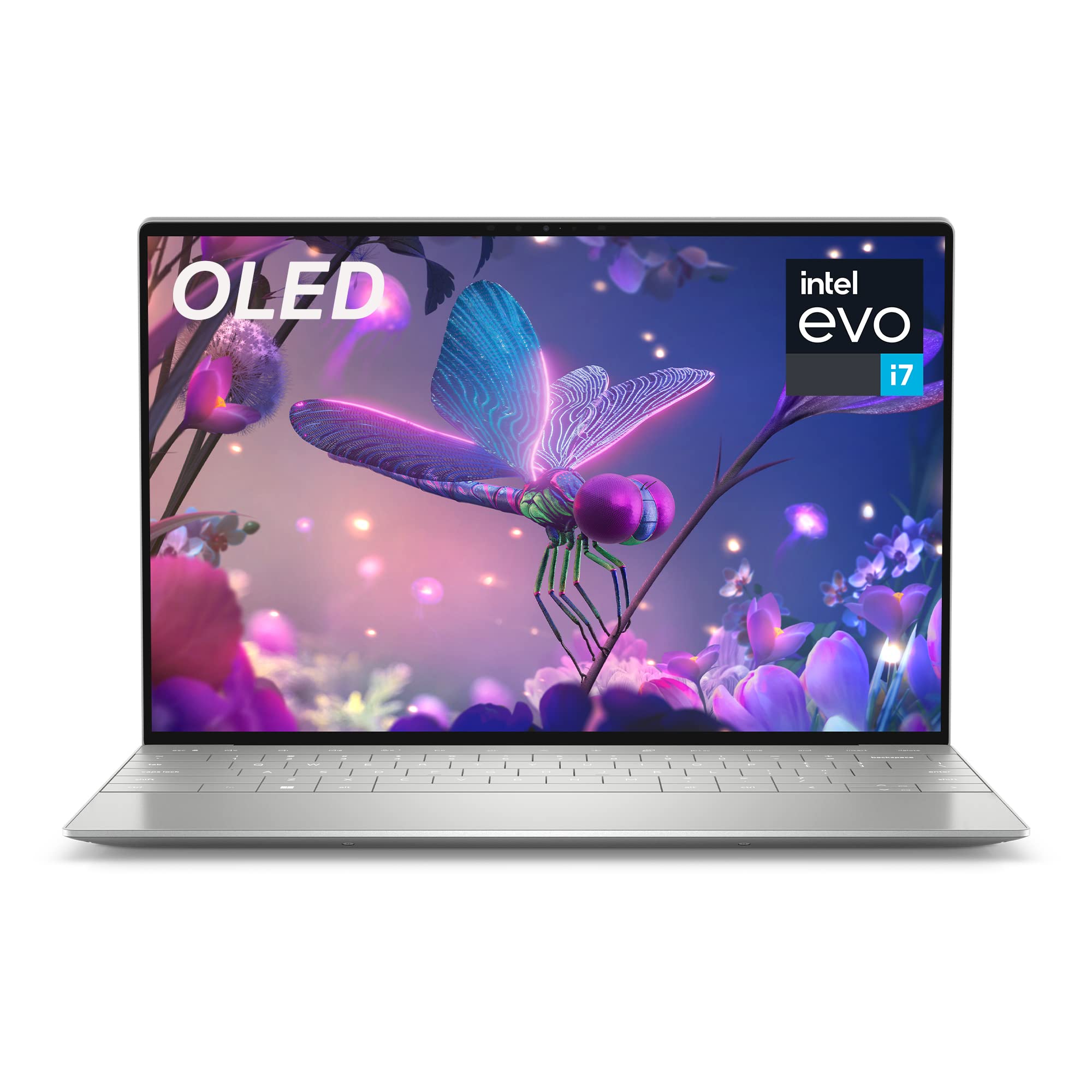 لپ تاپ Dell XPS 13 Plus 9320 با صفحه نمایش OLED 13.4 اینچی 3.5K، پردازنده Intel Evo Core i7-1260P، 16 گیگابایت رم، 512 گیگابایت حافظه SSD، صفحه نمایش لمسی، صفحه کلید بک لایت، خواننده اثر انگشت، ویندوز 11 Home (نقره ای)