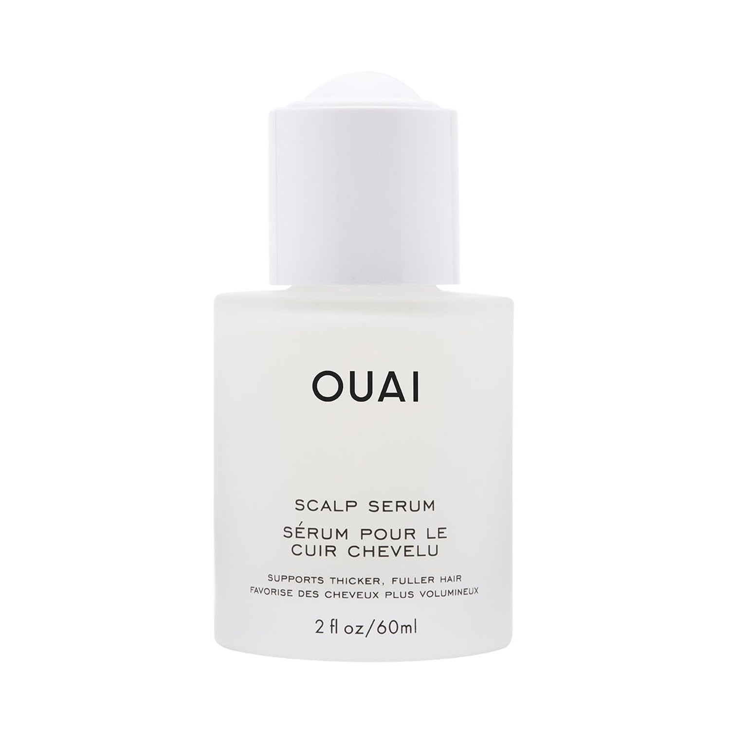 سرم ناحیه فرو Scalp OUAI برای موهای ضخیم‌تر و سالم‌تر، فرمول تعادلی و مرطوب‌کننده برای موهای پرجلو نگاه کردن، ۲ فلوئید اوز