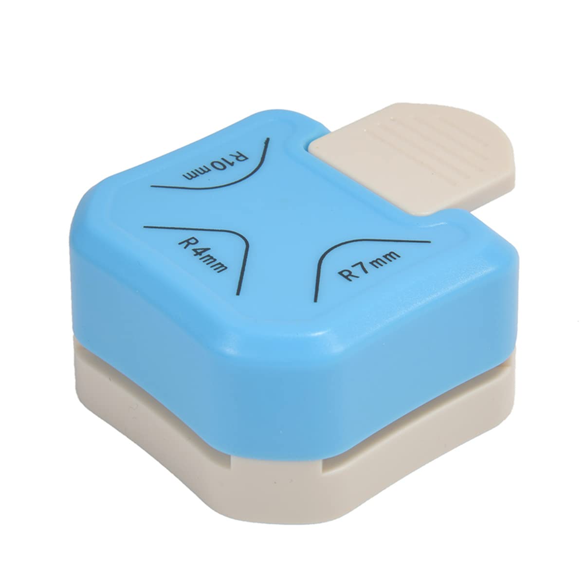 SKEIDO 3 در 1 Corner Rounder Punch 4mm/7mm/10mm برد Punch سه راه Photo Cutter Card Making و Scrapbooking برای صنعت دستی DIY - آبی