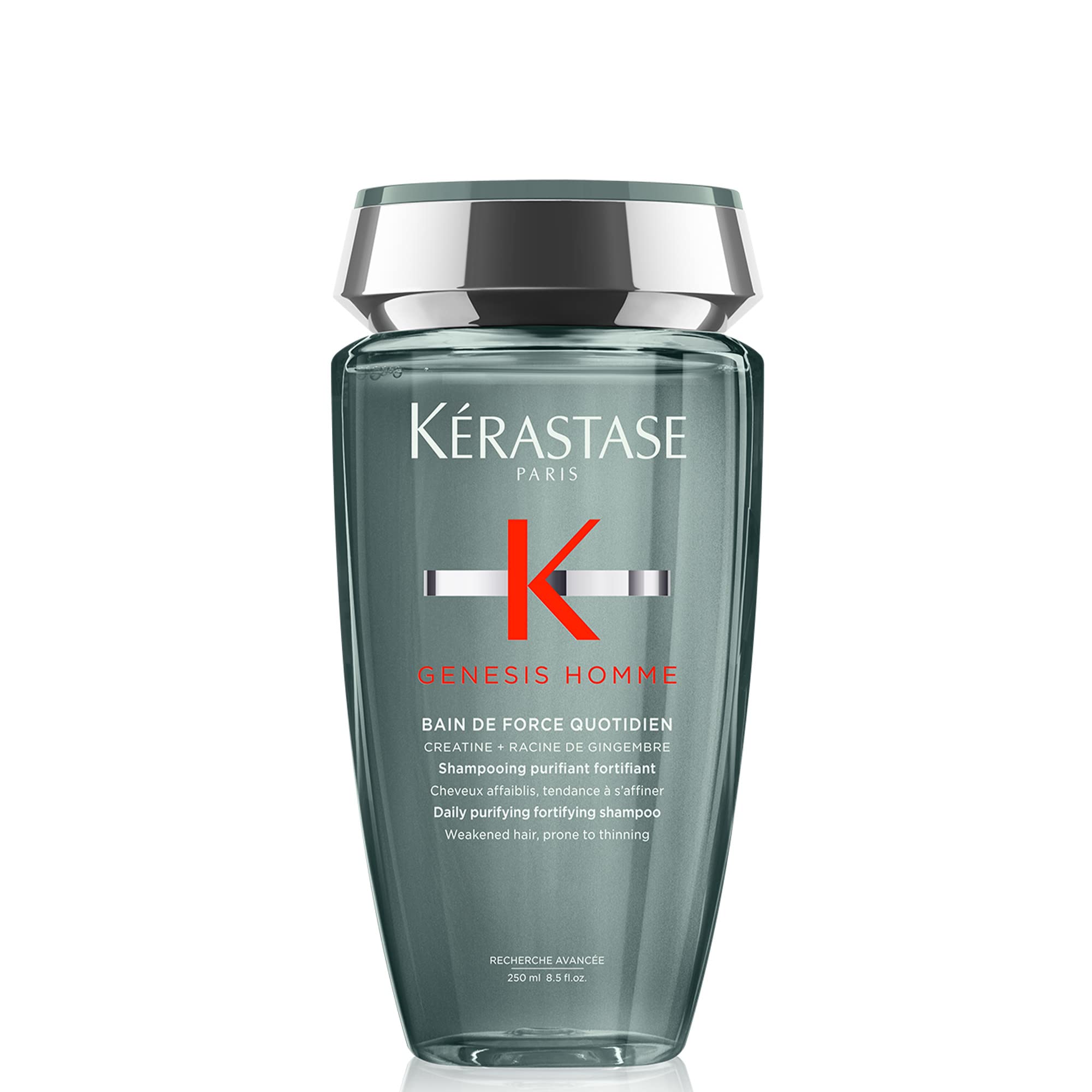 شامپو تصفیه کننده Kérastase Genesis Homme برای موهای ضعیف مردانه حجم ۲۵۰ میلی‌لیتر