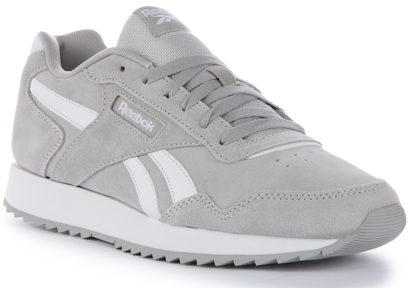 Reebok کفش مردانه گلاید ریپل 43 یو ای پوگری3/فت وایت/پوگری3