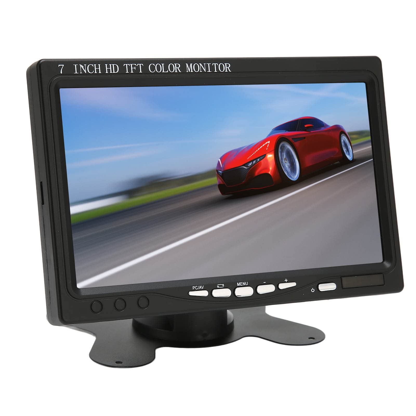 صفحه نمایش 7 اینچی Bewinner، با کیفیت تصویر HD 1024 × 600 TFT LCD، نمایشگر VGA AV HDMI قابل حمل برای استفاده به عنوان نمایشگر عقب خودرو، RV، پهپاد FPV، دوربین مداربسته CCTV، DVR (پلاگین انگلیس)