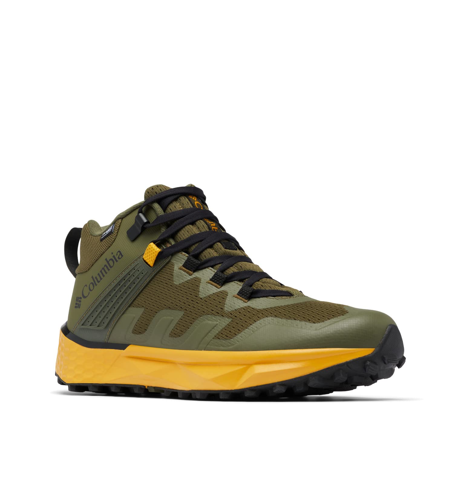 کفش کوهنوردی مردانه کلمبیا Facet 75 Mid Outdry با سایز 43.5 یو ای در رنگ Nori/Golden Yellow