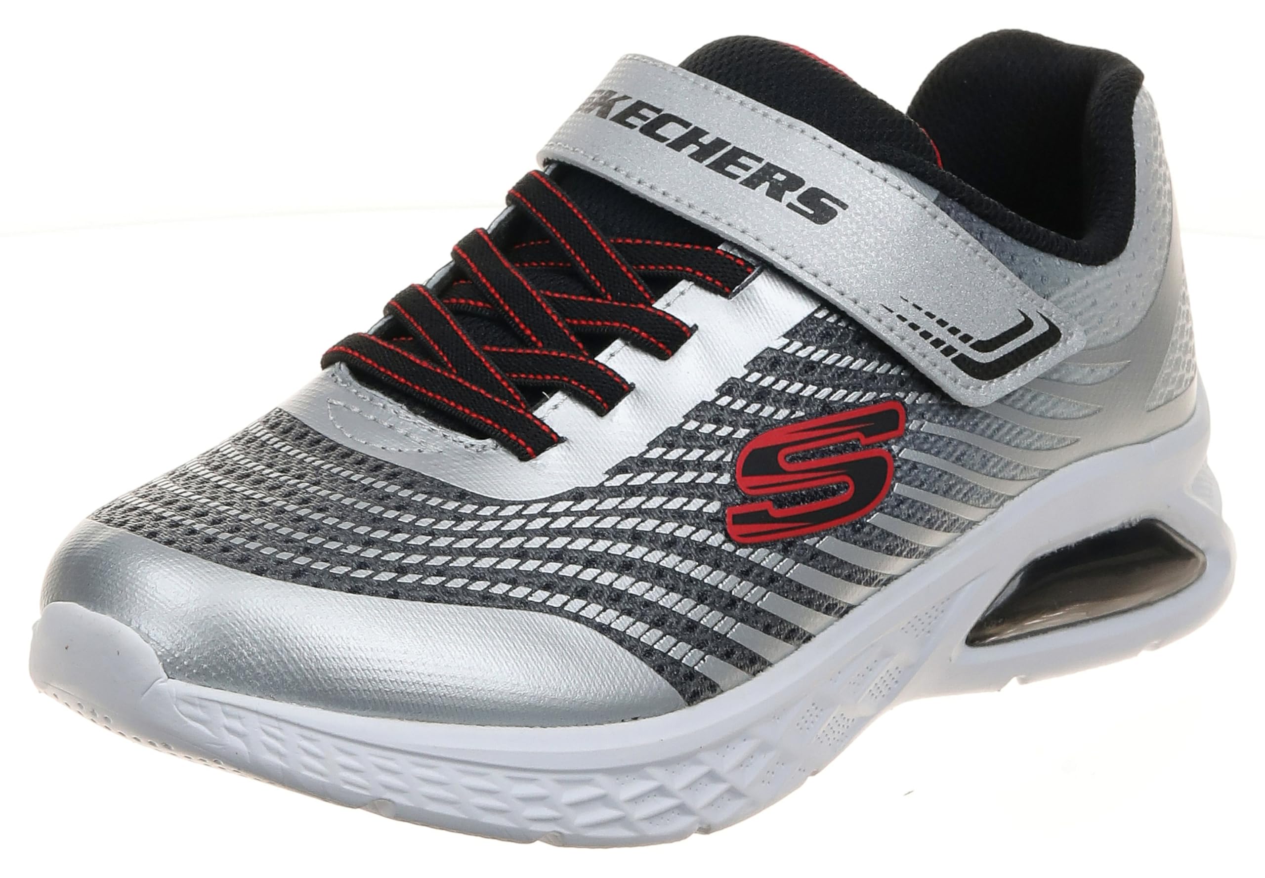 اسليپر کودکان Skechers MICROSPEC MAX 2.0 34 اروپا نقره ای و مشکی