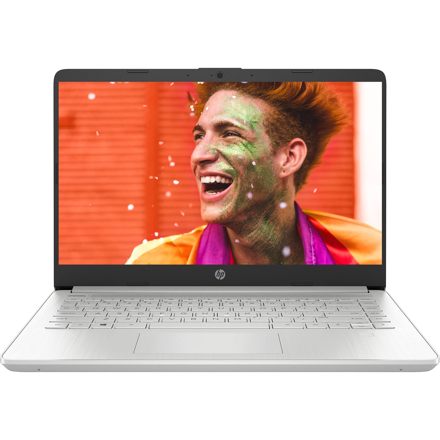 لپ تاپ جدید HP سال 2022، صفحه نمایش 14 اینچی HD IPS، پردازنده AMD Ryzen 3 3250U، گرافیک AMD Radeon، 8 گیگابایت رم، 128 گیگابایت حافظه SSD، پورت USB Type-C، HDMI، عمر باتری طولانی تا 10 ساعت، ویندوز 11 + پارچه میکروفایبر