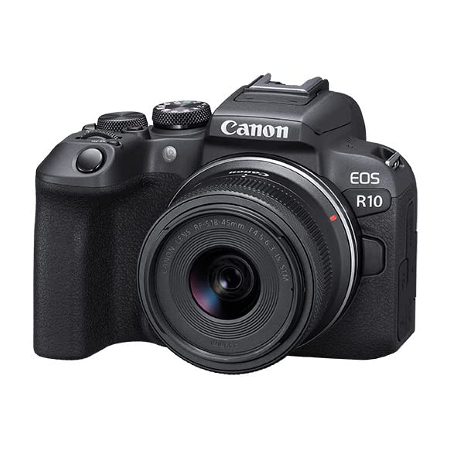 دوربین بدون آینه کانن EOS R10 با لنز 18-45 میلی‌متر RF-S