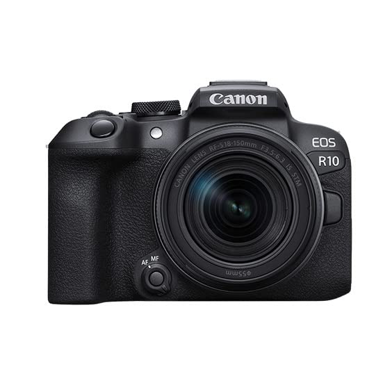 کنن R10 با کیت RF-S 18-150 میلی‌متر