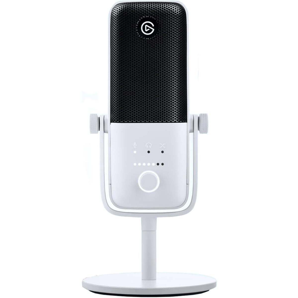 Elgato Wave:3 سفید - میکروفون کاندنسر USB کیفیت استودیویی برتر برای استریمینگ، پادکست، بازی، دفتر خانه، نرم‌افزار میکسر رایگان، پلاگین‌های افکت صوتی، ضد انحراف، پلاگ اند پلی، برای مک، کامپیوتر Wave:3 Wave:3 سفید