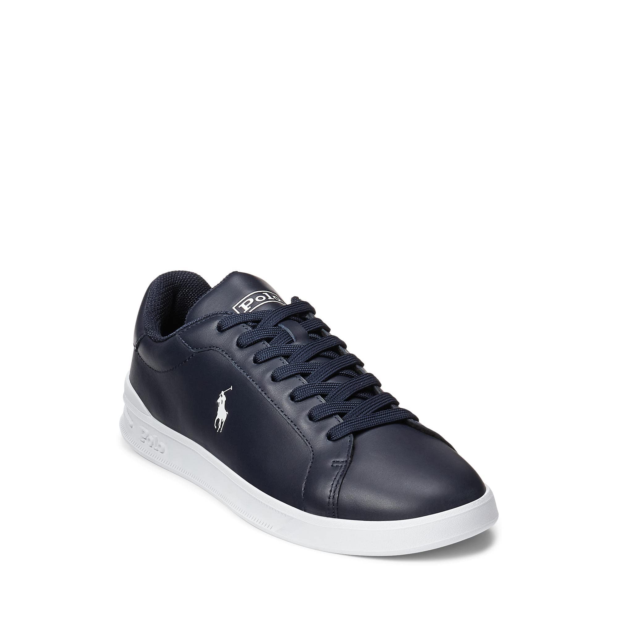 کفش ورزشی چرمی POLO RALPH LAUREN Heritage Court II برای آقایان شماره ۴۱.۵ اروپا رنگ آبی/سفید