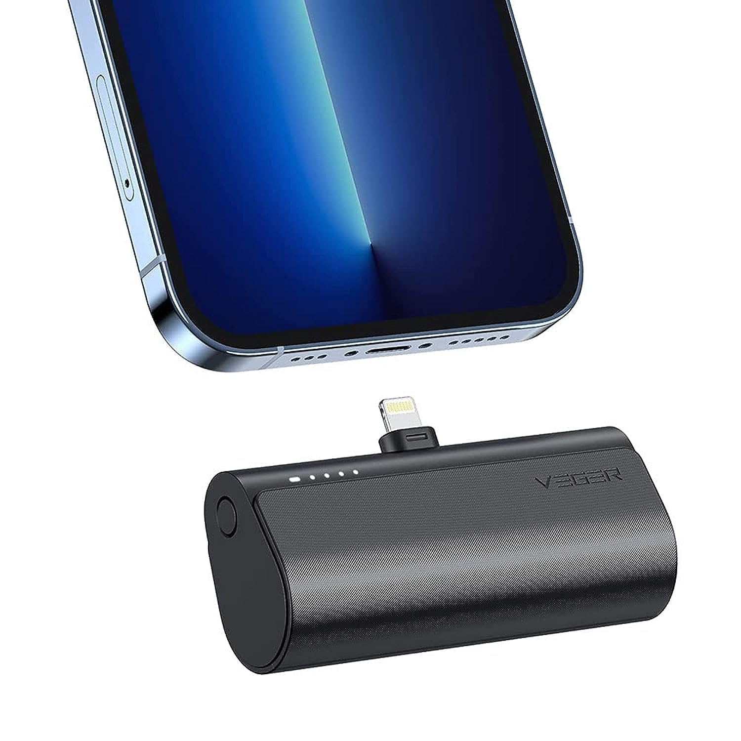 پاوربانک همراه VEGER Mini با ظرفیت 5000mAh و شارژ سریع 20W PD، QC 3.0، باتری خارجی با قابلیت استفاده فوری و همخوانی با آیفون 13/12/11/XR/X/8/7/6/Plus